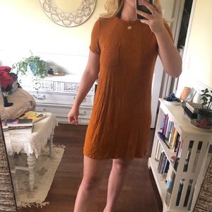 American Eagle Soft Gold Dress